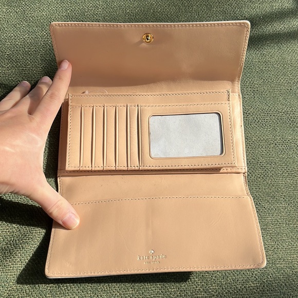 Kate Spade Black leather clutch, NWT - Picture 5 of 9